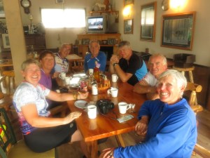 Elaine, Joyce, Michel, Dan, Mike, Bob, Irene