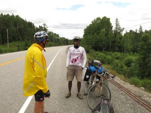 Michel talking to Ram