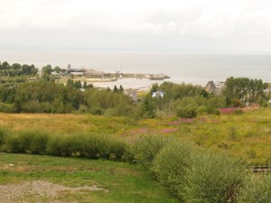 Looking toward ferry terminal at Trois Pistoles
