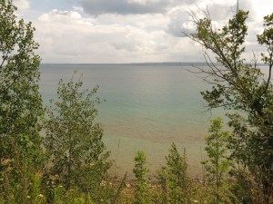 Clear water in Georgian Bay