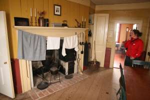 Louise surveys kitchen 