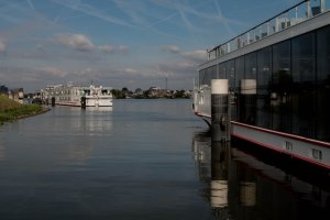 Arrival in Kinderdijk