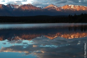 Sunset at Pyramid Lake