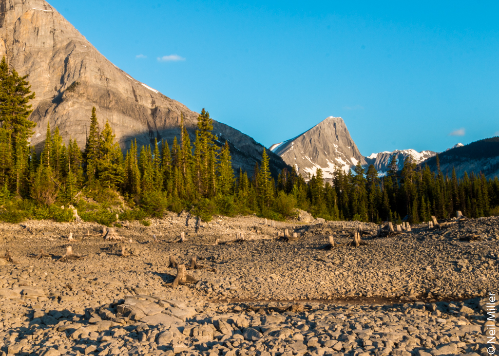 Rocky shoreline