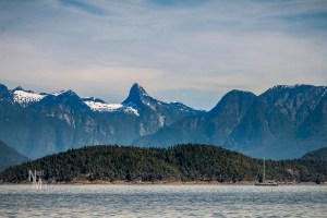 View towards Vancouver Island